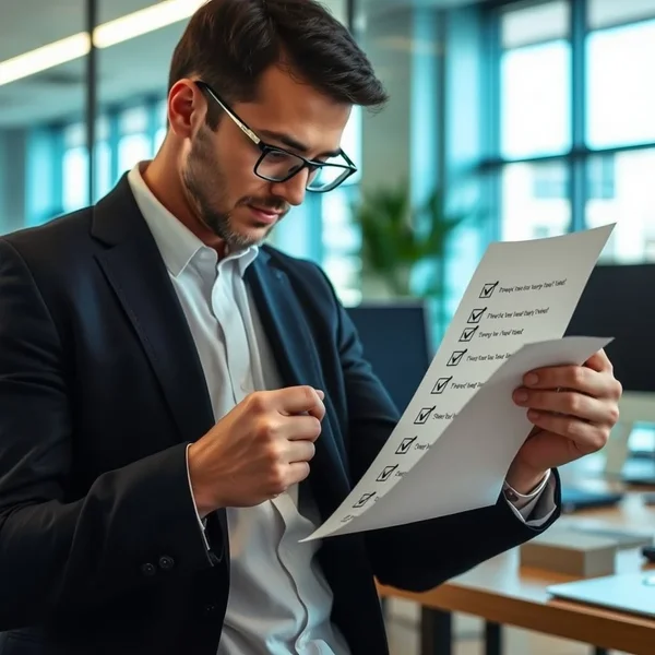 Image showing a checklist or someone planning meticulously, titled: Mastering the Art to Cover All The Bases