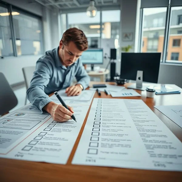 Image showing a checklist or someone planning meticulously, titled: Mastering the Art to Cover All The Bases