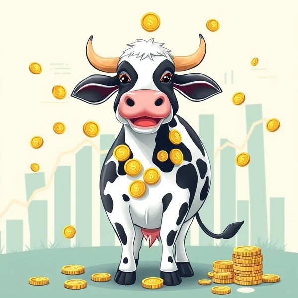 Bild, das das Idiom Cash Cow erklärt