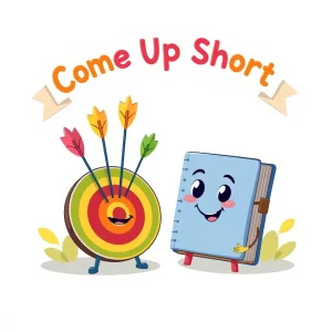 Come Up Short: Bedeutung und Verwendung des Ausdrucks im Englischen