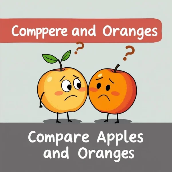 Understanding the idiom Compare Apples And Oranges