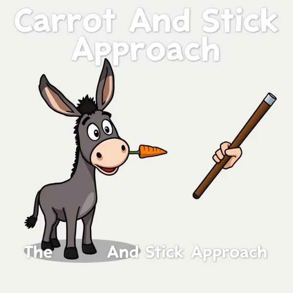 Ilustrasi Pendekatan Carrot And Stick