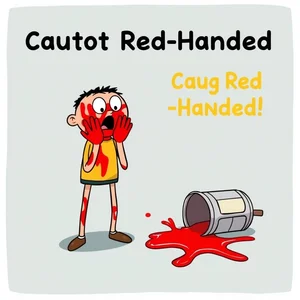 فهم Caught Red-Handed: المعنى والاستخدام في الأمثال الإنجليزية