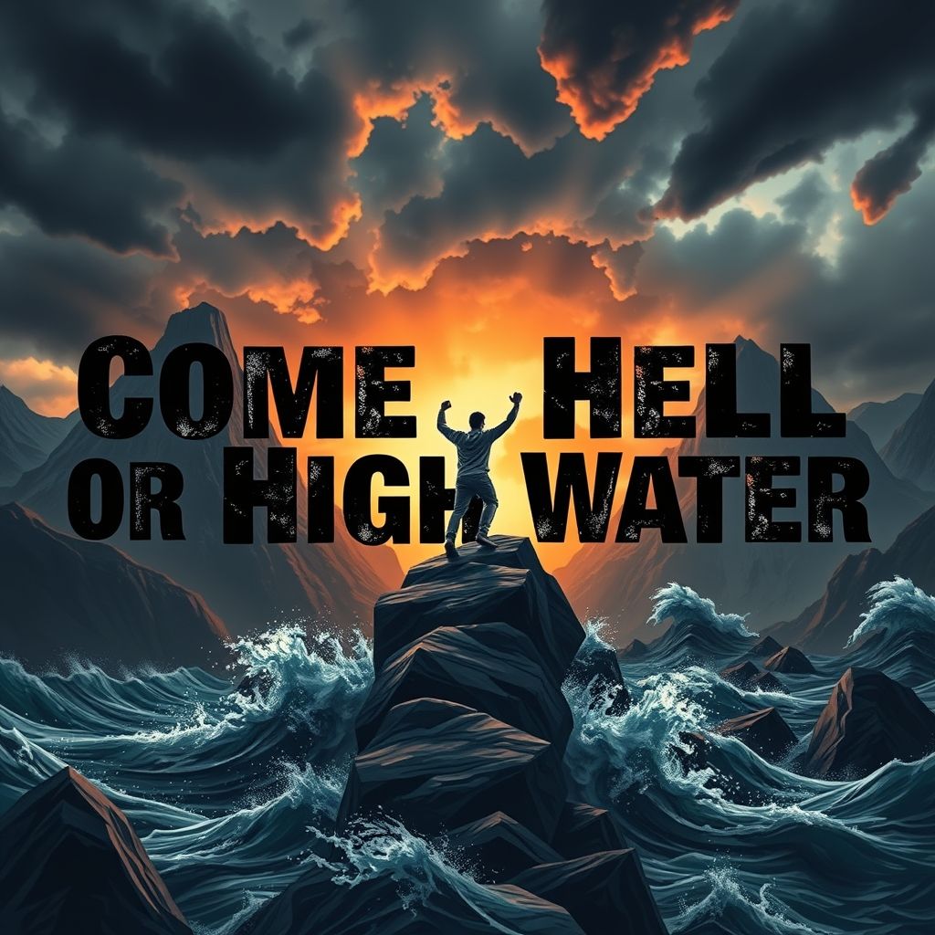 了解 Come Hell Or High Water：强大英语习语的用法、含义和例句指南