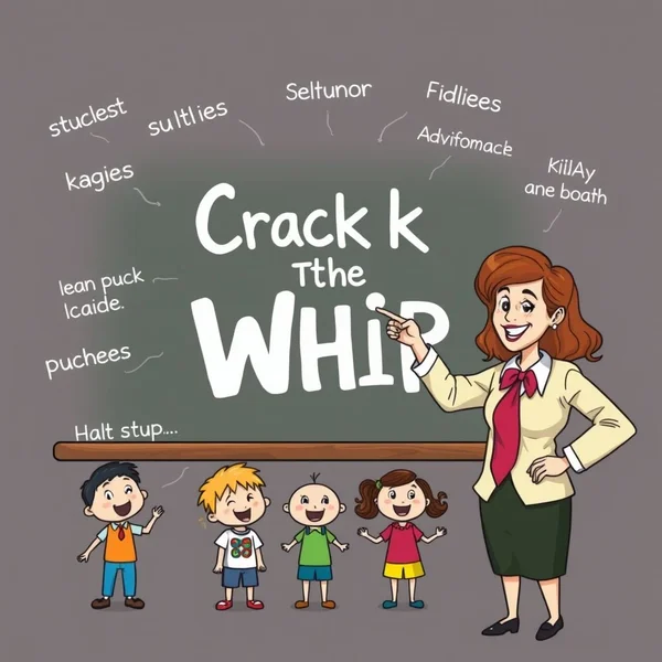 Understanding the English idiom Crack The Whip