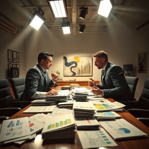 Illustration of Cut-Throat Competition in a business setting