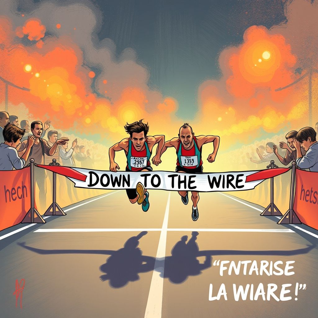 Comprendre Down To The Wire : signification et usage dans les expressions idiomatiques anglaises