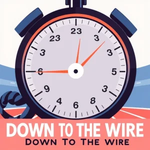 Down To The Wire 이해하기 영어 관용구의 의미와 사용법 긴장감 넘치는 표현 완전 정복