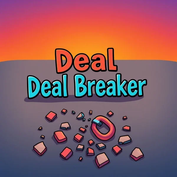 Afbeelding van een gebroken ketting die een "Deal Breaker" uitbeeldt