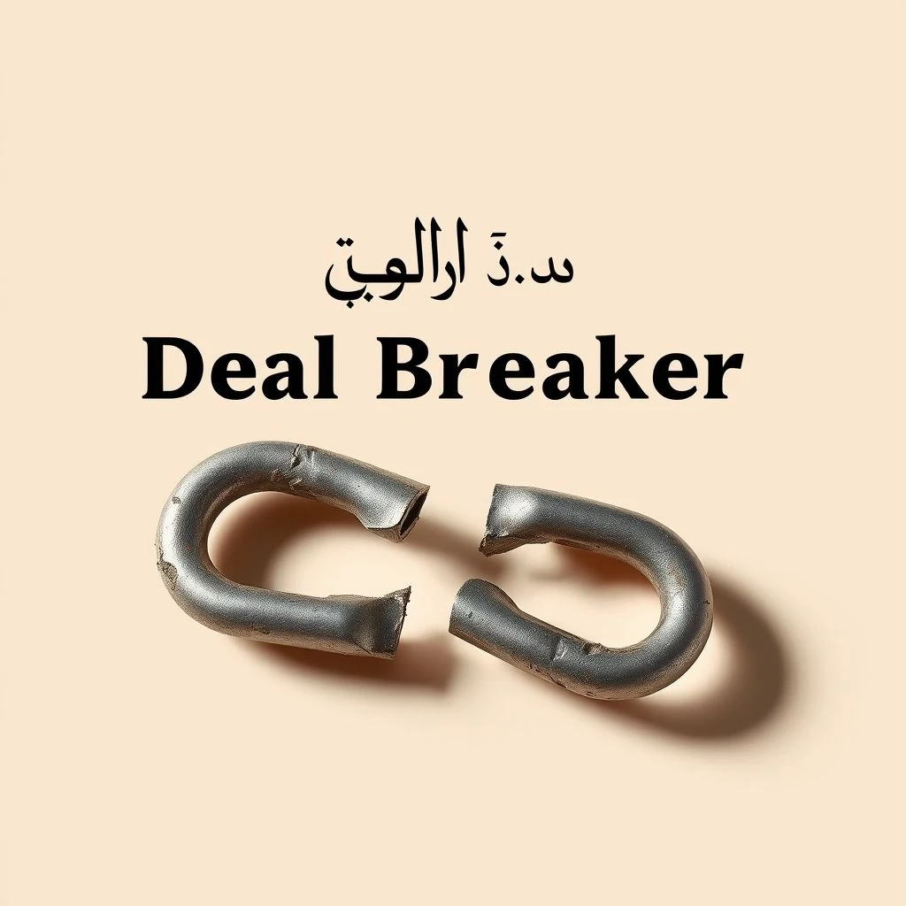 فهم المصطلح الاصطلاحي Deal Breaker ما معناه وكيفية استخدامه بالإنجليزية