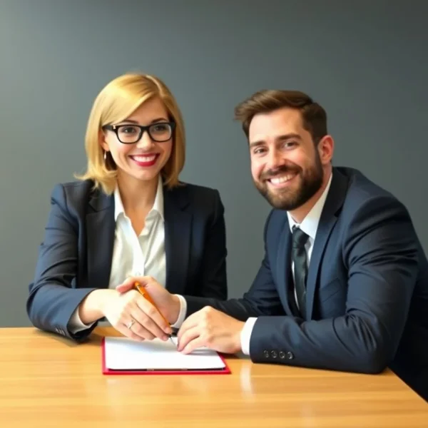 A person successfully negotiating, illustrating how to drive a hard bargain
