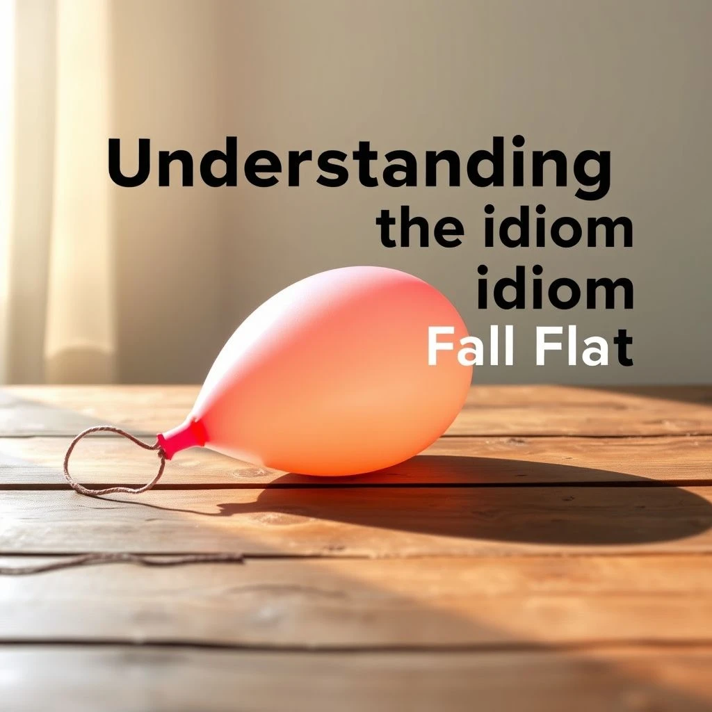 Comprendre l’idiome Fall Flat : signification et usage dans les expressions anglaises
