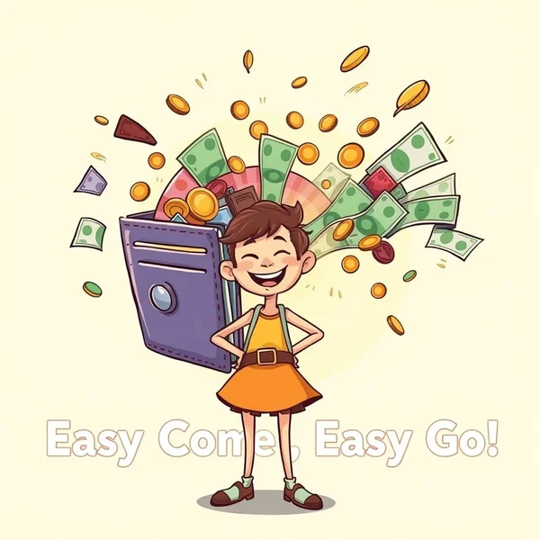 Learn all about the English idiom Easy Come, Easy Go