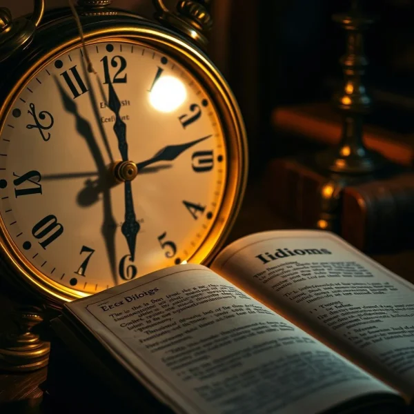 A clock showing the time close to midnight, illustrating the Eleventh Hour