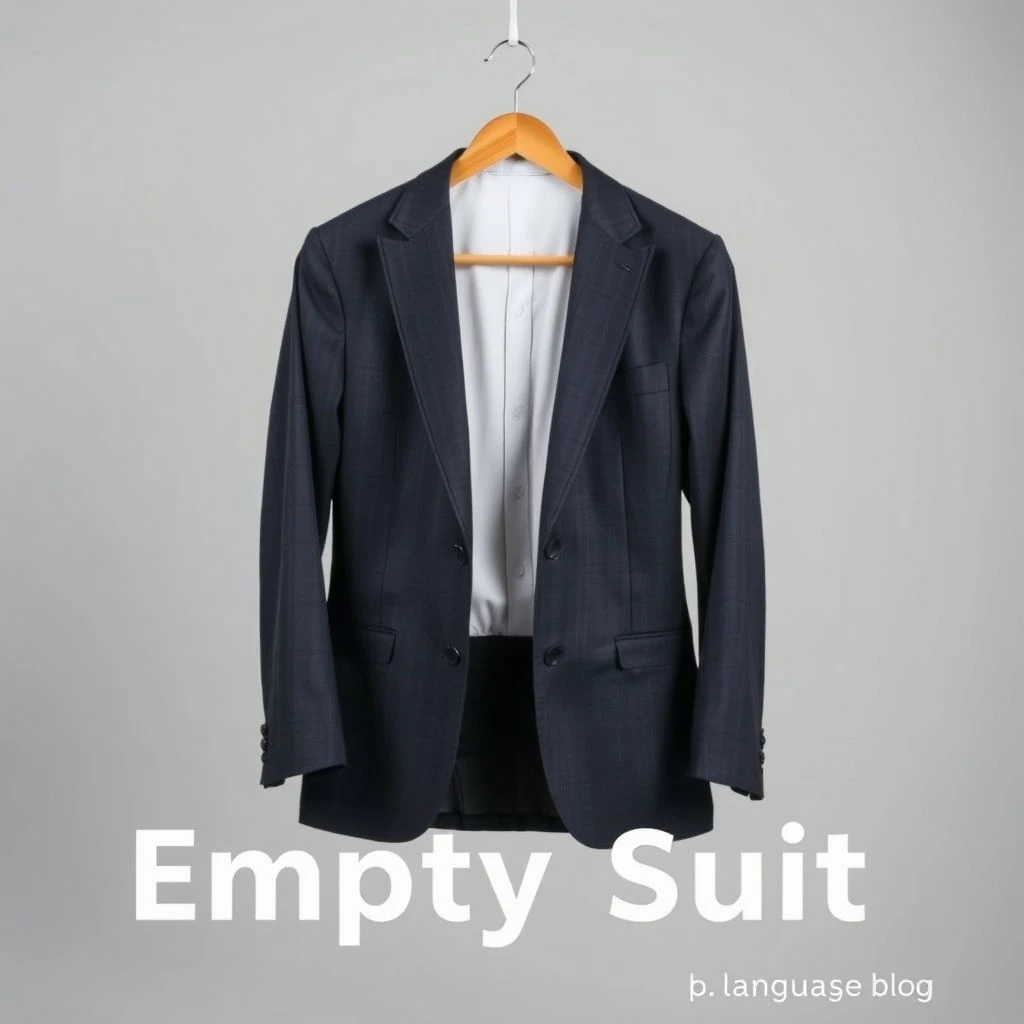 Empty Suit Deyiminin Anlaşılması: İngilizce Öğrenenler için Rehber