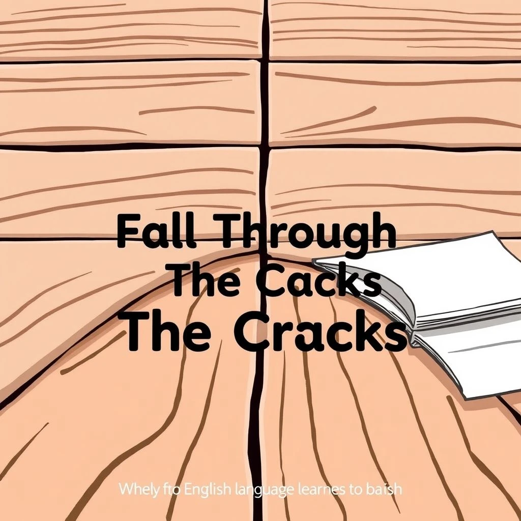 Fall Through The Cracks Begrijpen Essentiële Engelse Uitdrukking voor Taalstudenten