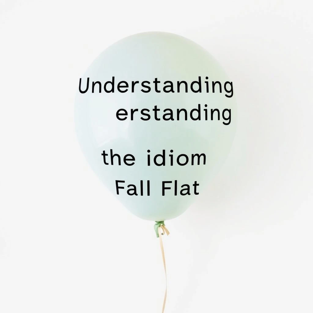 Het idioom Fall Flat begrijpen: betekenis en gebruik in Engelse uitdrukkingen