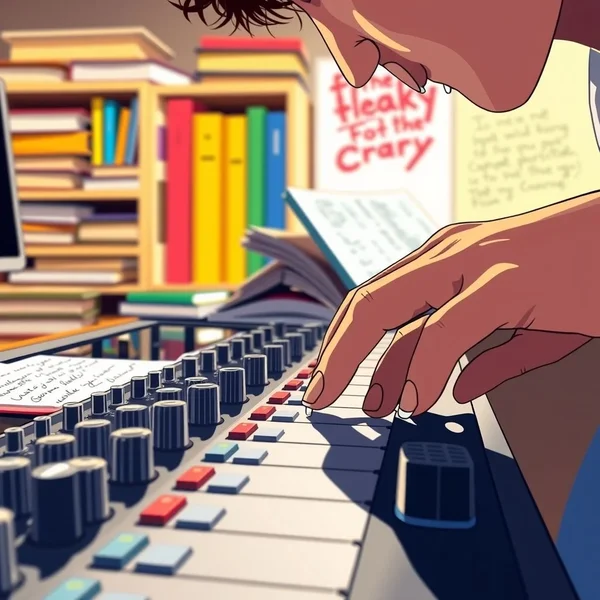 Image showing someone making small adjustments to an instrument or machine, with the text "Understanding how to Fine-Tune your English skills"