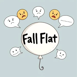 فهم مصطلح Fall Flat: المعنى والاستخدام في تعابير الإنجليزية
