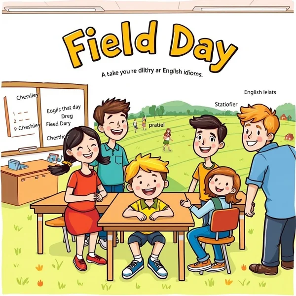 Image title: Having a Field Day with English Idioms and Expressions