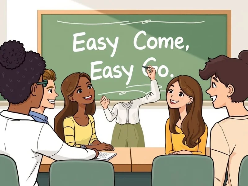 了解有关英语习语 Easy Come, Easy Go 的全部知识