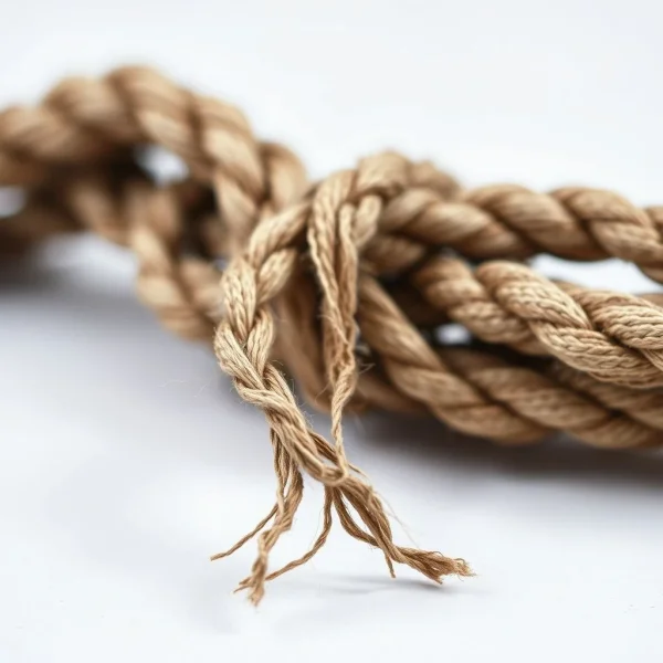 Image of a frayed rope, illustrating the meaning of End Of One's Rope