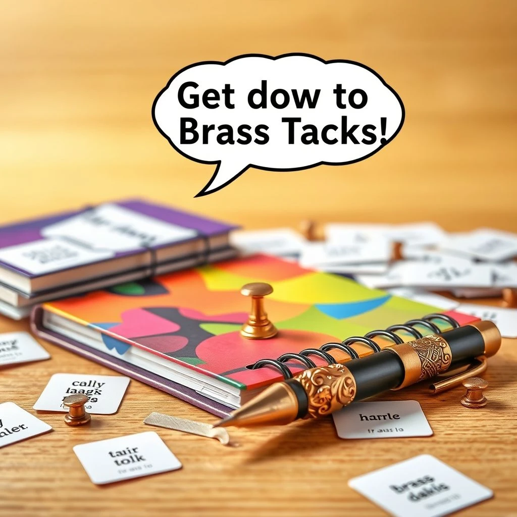 Comprendere Get Down To Brass Tacks: guida ai modi di dire ed espressioni inglesi