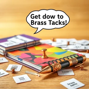 Comprendere Get Down To Brass Tacks: guida ai modi di dire ed espressioni inglesi