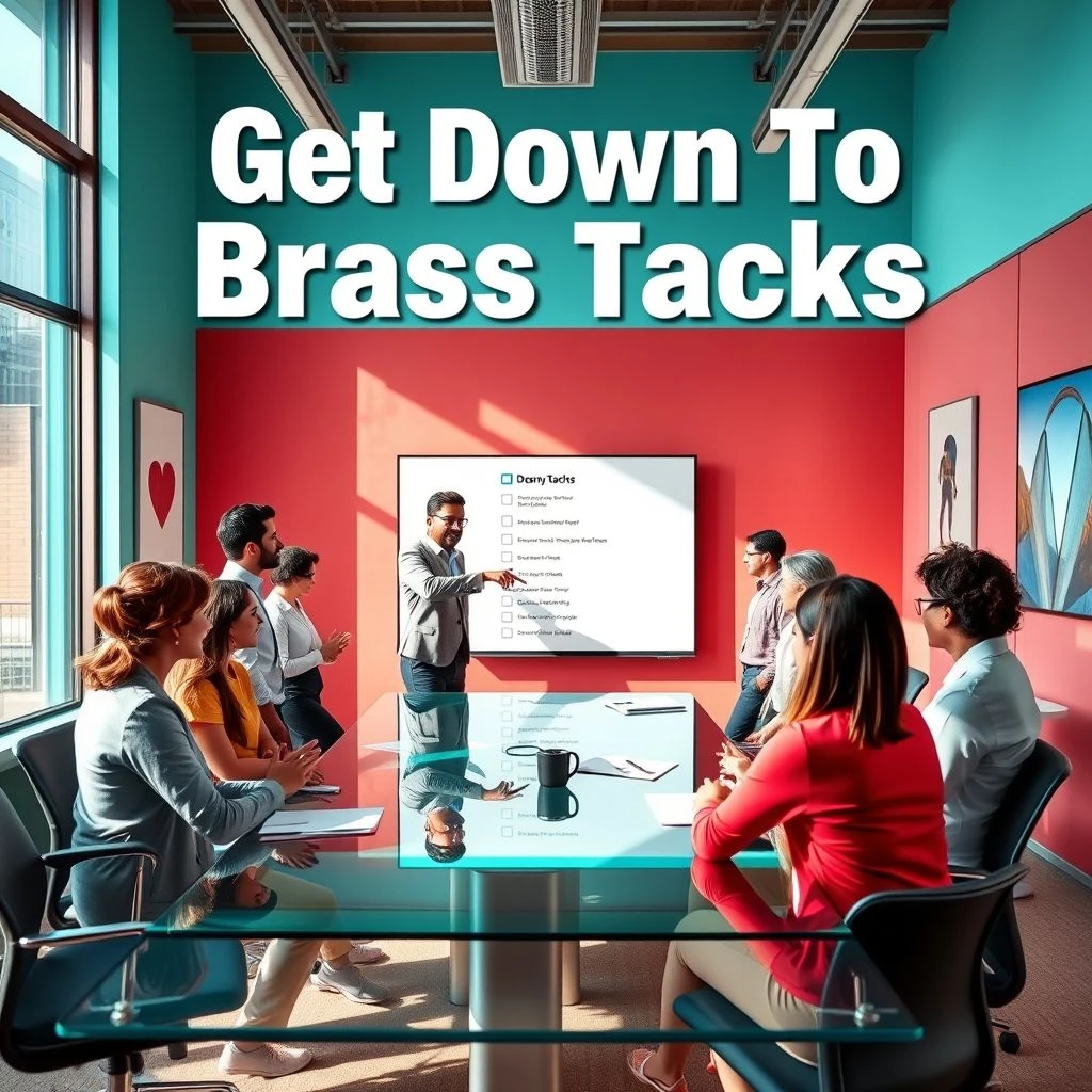 Comprendre Get Down To Brass Tacks Guide Idiomes Anglais