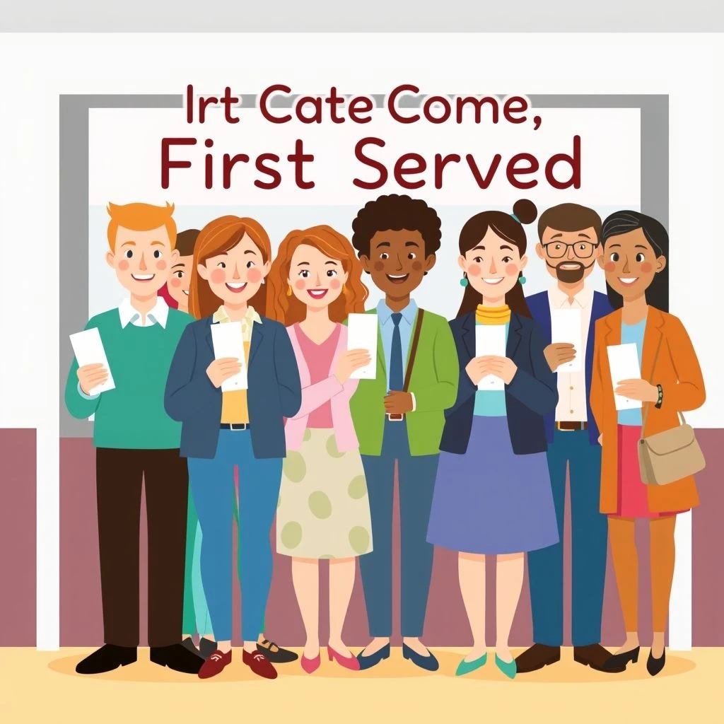 First Come, First Served 이해하기 공정함을 위한 핵심 영어 관용구
