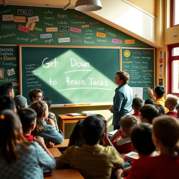 Learn to Get Down To Brass Tacks: Idiom Meaning and Usage