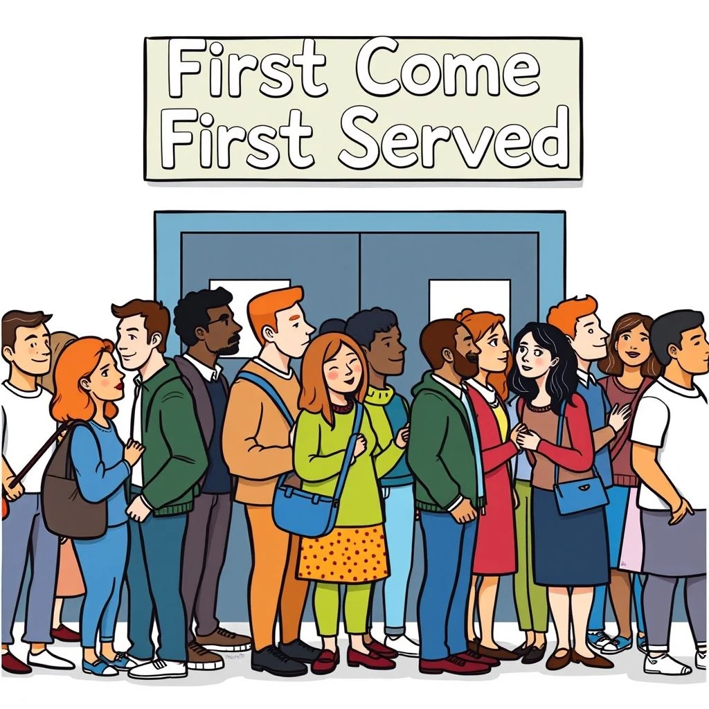 First Come, First Served Memahami Idiom Keadilan dan Akses dalam Bahasa Inggris