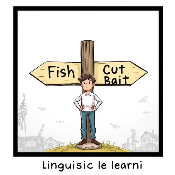 Understanding the idiom Fish Or Cut Bait