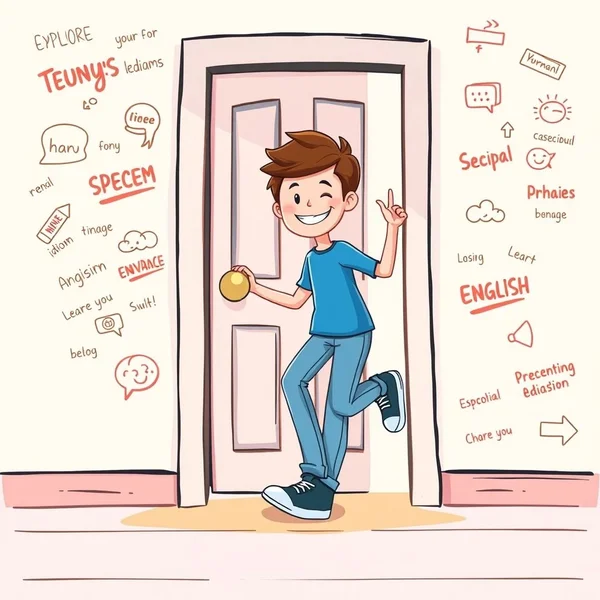 Image title: A person placing their foot inside an opening door, illustrating the idiom 'Foot In The Door'