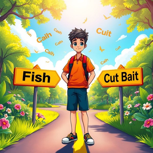 Understanding the idiom Fish Or Cut Bait