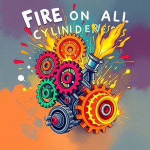 学习Fire On All Cylinders表达巅峰表现英语习语含义用法同义词示例与练习全解