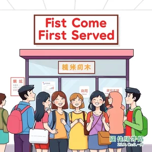 First Come, First Served | 理解含义用法同义表达及英语实例与练习