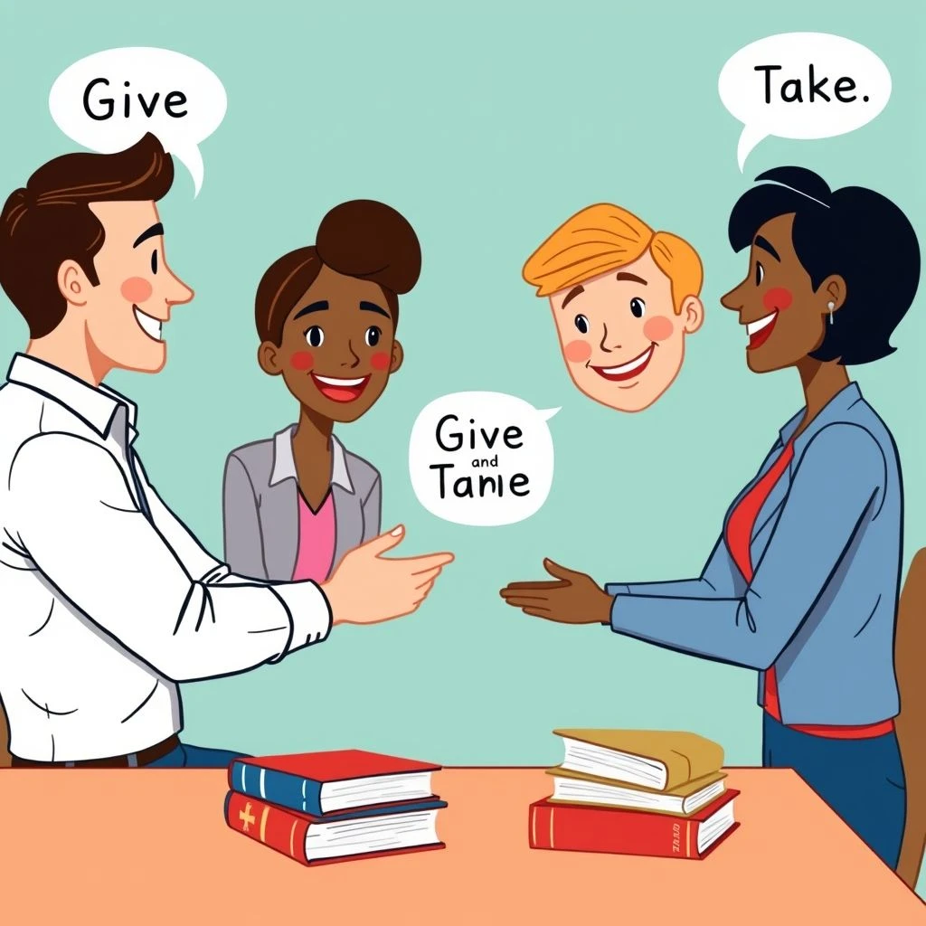 Begrijpen wat Give And Take betekent Een essentiële Engelse uitdrukking voor compromis en onderhandeling