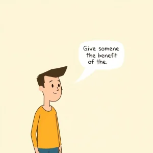 Das Verständnis von Give Someone The Benefit Of The Doubt – Englische Redewendung einfach erklärt