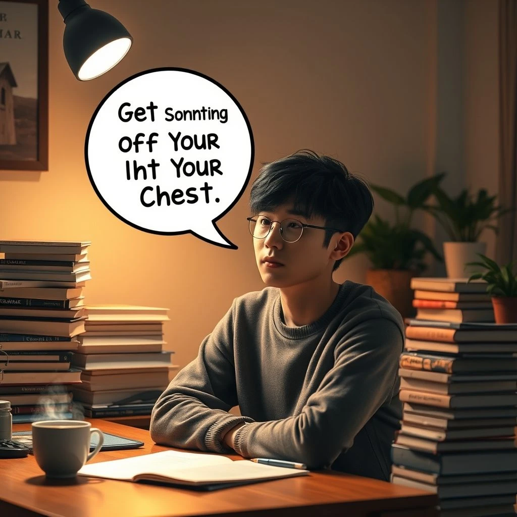 Get Something Off Your Chest 이해하기 영어로 나 자신을 표현하는 법