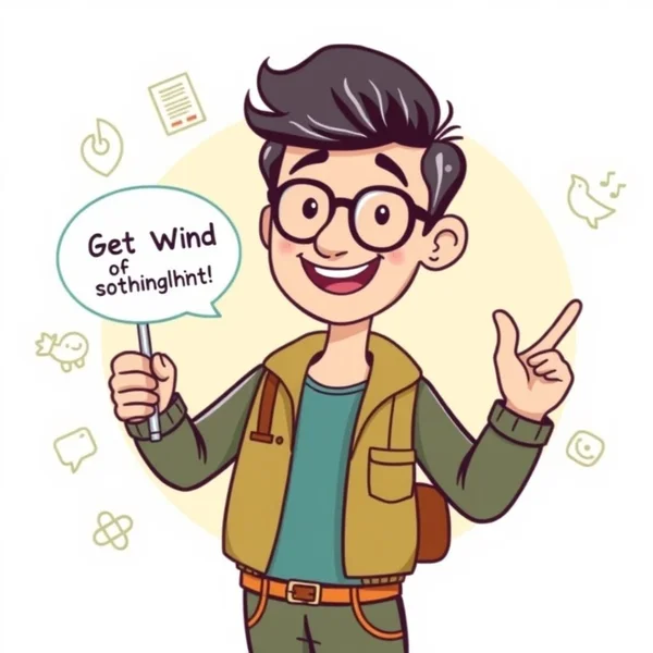 Learn to Get Wind Of Something idiom for English fluency