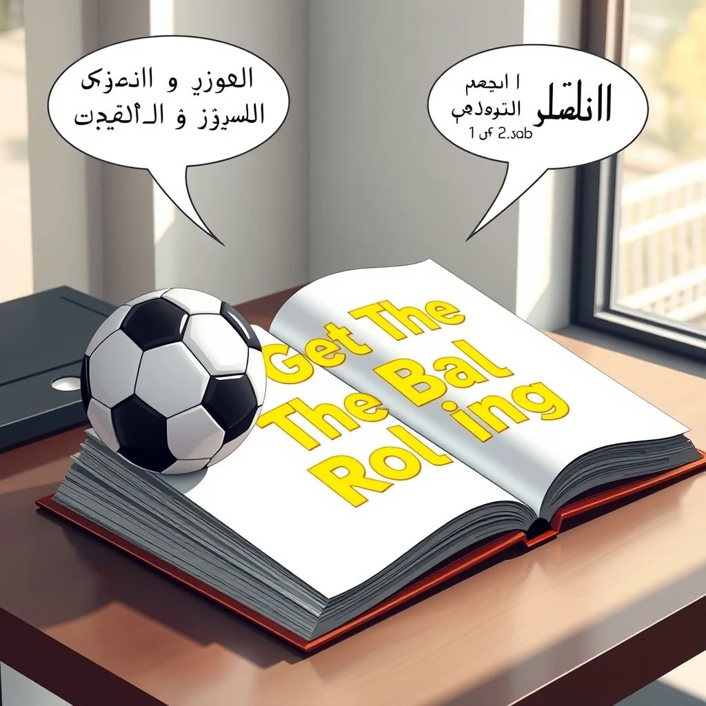 فهم عبارة 'Get The Ball Rolling' المعنى الاستخدام الأمثلة ومحادثات ومرادفات لمتعلمي الإنجليزية
