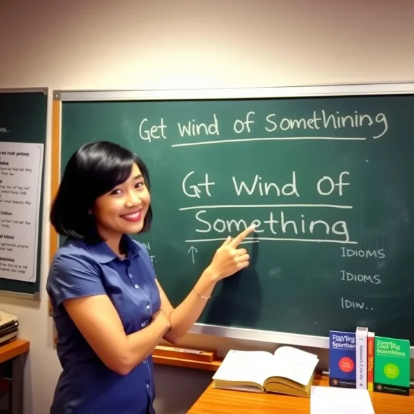 Learn to Get Wind Of Something idiom for English fluency