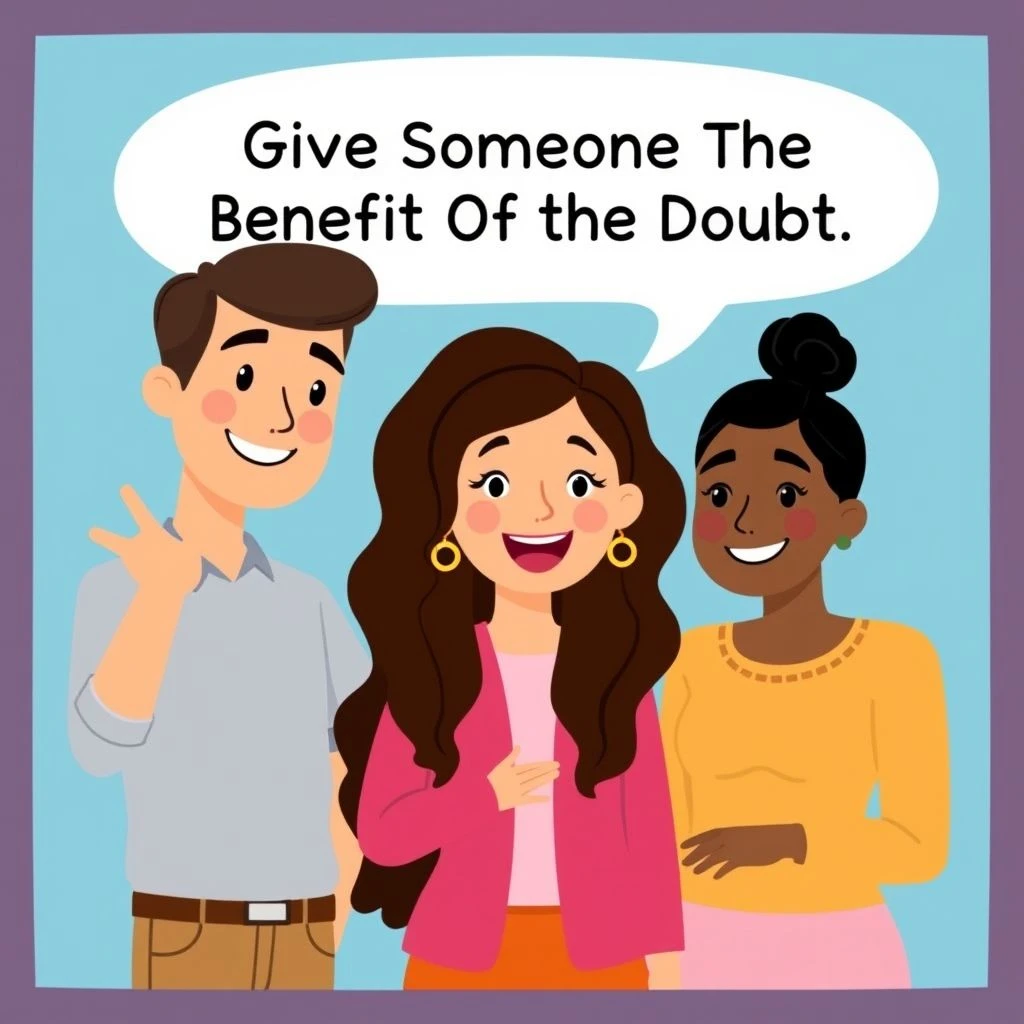理解 Give Someone The Benefit Of The Doubt 英语习语用法解析语法实用情景全攻略