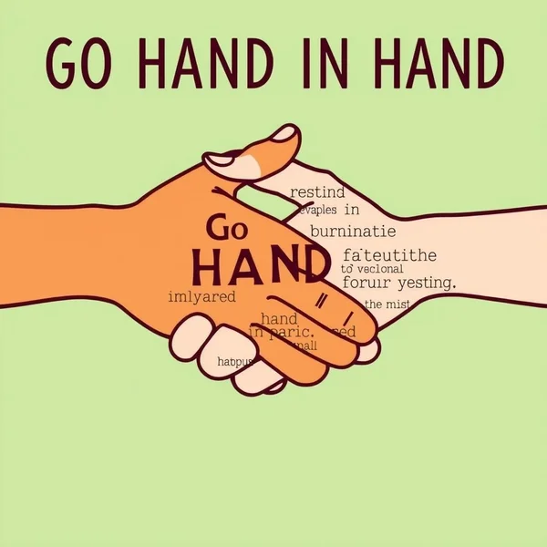 Afbeelding: Twee handen die samen gevouwen zijn, ter illustratie van het concept "Go Hand In Hand"