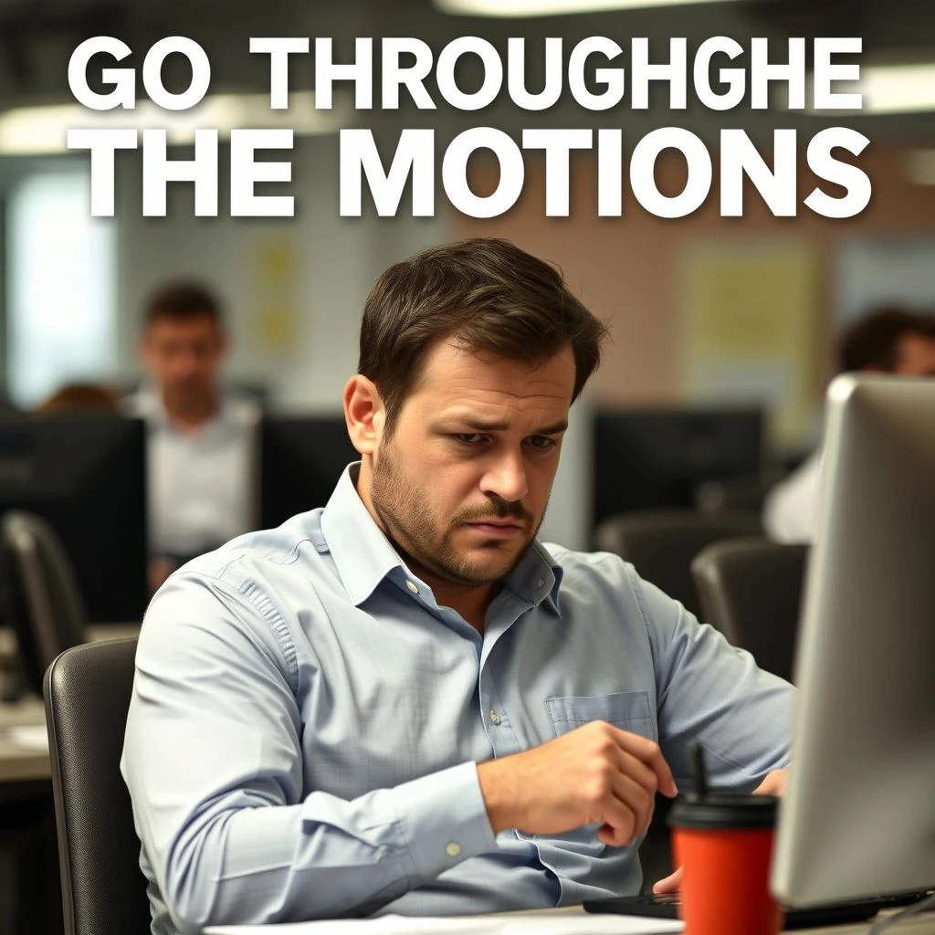 Go Through The Motions: Scopri il Significato e l'Uso di Questo Idioma