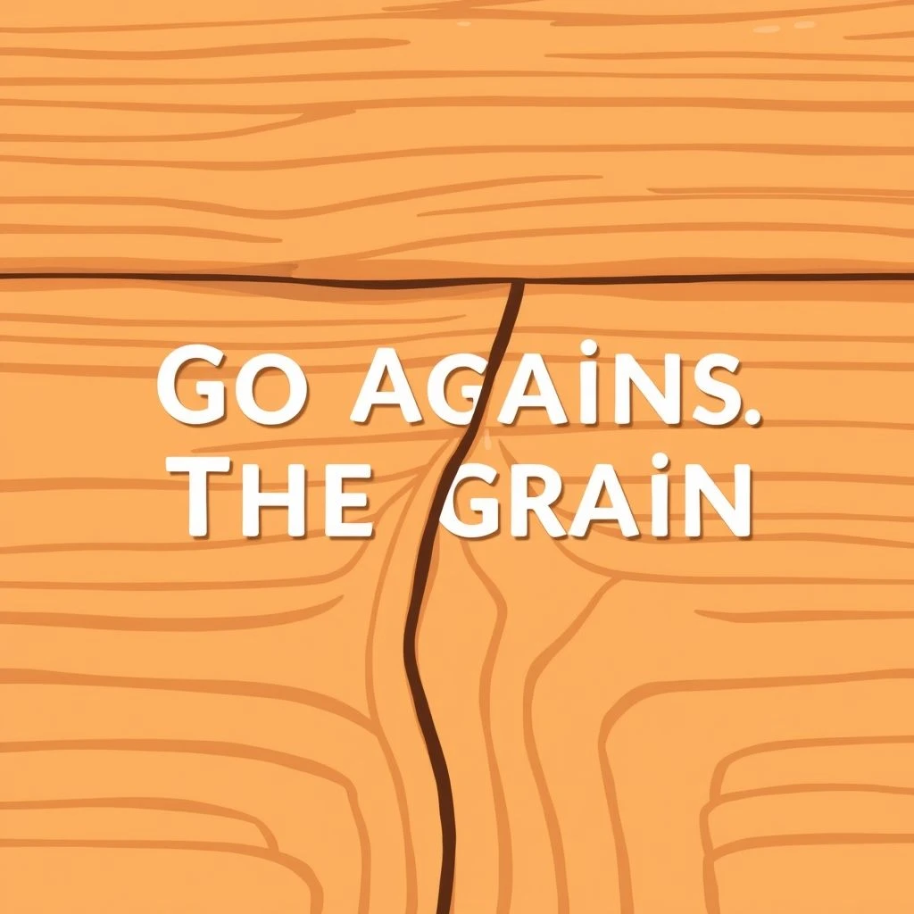 Go Against The Grain: Das Verständnis und Anwendung der englischen Redewendung für Nonkonformisten