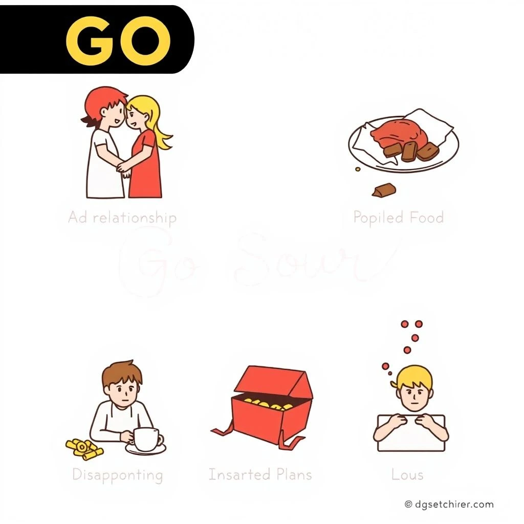 Go Sour 이해하기: 관계와 계획이 악화될 때