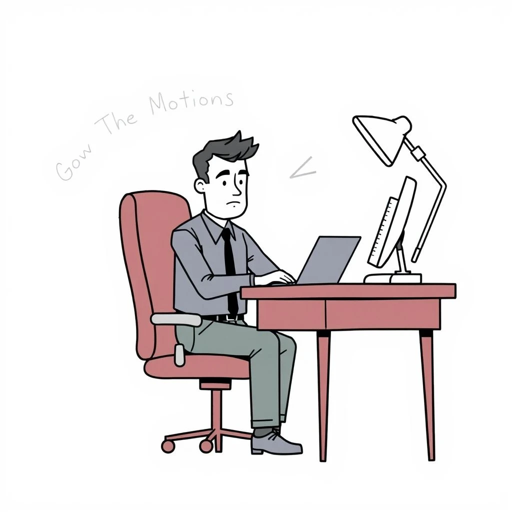Go Through The Motionsを理解する英語のイディオムと使い方