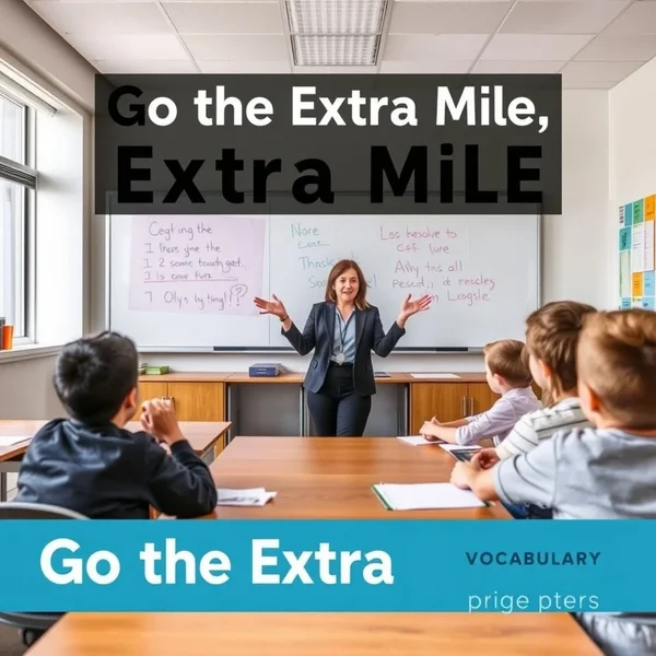 Leer om Go the Extra Mile in het Engels